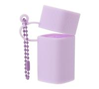 VILLCASE Lipstick Storage Bag Purple Silicone Case Portable Lipstick Holder for Travel Makeup Container for Handbag Organizer