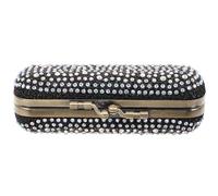VILLCASE Lipstick Storage Box with Alloy Material and Antique Plating, Anti-Breakage Design Prevents Lipstick from Messing up Handbag, Stylish Chinese Style Makeup Organizer Case