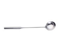 VILLCASE Long Handle Ladle Spoon and One-piece Molding Stainless Steel with Thickened Handle Rust-Resistant Cooking Utensil for Restaurant and Hotel Use