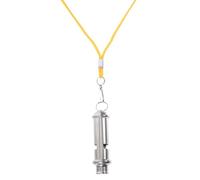 VILLCASE Loud Stainless Steel Whistle for Outdoor Survival and Pet Training with Sound, Versatile Use, for Camping and Emergency Use, Sturdy Silver Whistle