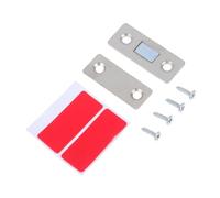 VILLCASE Magnetic Door Catch for Cabinets and Sliding Doors Concealed Pulls with Steel Magnets Safety Latches for Childproof Kitchen Cupboards and Wardrobes Includes Screws and Adhesive