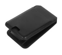 VILLCASE Magnetic Phone Card Holder Sticker with Multifunctional Pu Design Foldable Wallet Pocket for Phone Access Card Holder and Id Badge Sleeve Black