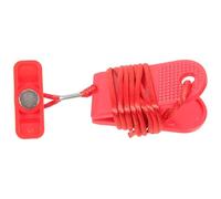 VILLCASE Magnetic Safety Key Running Machine Supplies Treadmill Stop Key Red Abs Magnet Clamps to Clothing Protects User from Injury for Home Fitness Equipment