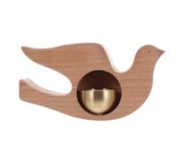 VILLCASE Magnetic Wooden Door Chime Retro Bird Design Loud Crisp Tone Shopkeeper Bell for Business Entrance Easy Installation No Wall Damage Stylish Door Harp for Home Store