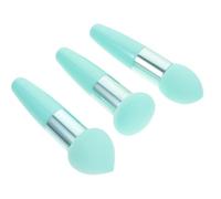 VILLCASE Makeup Sponge Brush Set Soft Cosmetic Sponge Applicators 3pcs for Makeup Application with High-density Pp and Latex Material That Do Not Hurt Eye Or Skin, for Women