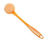 VILLCASE Manual Back Massage Hammer and Silicone Percussion Massager, Handheld Meridian Knock Back Tool for Muscle Relaxation and Shoulder Therapy at Home, Orange