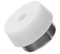 VILLCASE Manual Hole Punch Machine Curtain Eyelet Machine Sturdy Plastic and Metal Construction Accurate Hole Positioning White round Design for DIY Projects Fabric Straps and Belts