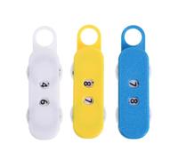 VILLCASE Manual Knitting Row Counter for Beginners and Experienced Crafters 3pcs Set Resettable Barrel Style Stitch Marker Counter Made of Plastic, Portable for Scarves and Amigurumi