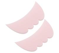 VILLCASE Mascara Multifunctional Design for Travel and Home Use 2pcs Silicone Shield Guard Eyelash Applicator Tool with Replaceable Eyeshadow Pads, Comfortable to Use Eyeliner Aid Lash