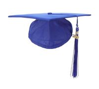 VILLCASE Matte Graduation Cap with 2026 Tassel, College Student Blue Bachelor Hat for High School Graduation Ceremony Unisex Keepsake Party Accessory