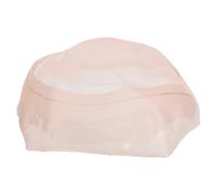 VILLCASE Men's Crochet Hair Replacement Net Cap PU Base 16x18cm Mono Mesh Wig Block for Bald Spot Coverage Lightweight Breathable Hair Net