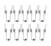 VILLCASE Metal Double Torsion Springs Hair Curling Spring Accessories 10pcs for Curling Iron Rod Replacement with Consistent Elasticity and Easy Installation, for Creating Everyday Curls