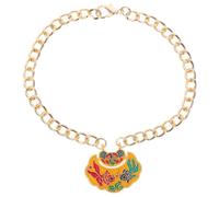 VILLCASE Metal PET Lock Pendant Necklace with Bell for Small Dogs | Elegant Iron Charm, Audible Tracking Aid, Simple Refined Style for Indoor Wear and Festive PET Styling