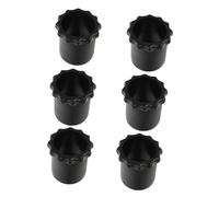 VILLCASE Microphone Skidproof Silicone End Sleeves 6Pcs Shock-Resistant Covers for Wireless Mic for Ktv and Live Shows
