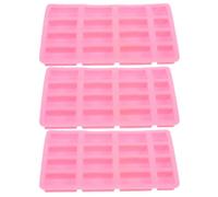VILLCASE Mini Brick Mould 3Pcs Silicone Mold for DIY Miniature Brick Making Model Building Accessories for Sand Table Scenery Dollhouse Garden Landscape