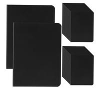 VILLCASE Mini Chalkboard Signs Erasable Memo Board 20pcs Standing Tabletop Message Boards with PVC Material Black Desktop Chalkboards that Can Stand for Weddings and Kitchen Reminders