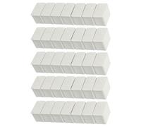 VILLCASE Mini Pill Box Portable Case Weekly Organizer with 7 Compartments and Braille Alphabet 5pcs White Set for Blind Persons Suitable for Desktop and Tourism