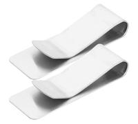 VILLCASE Money Clips for Holding Cash and Notes Securely Stainless Steel for Office Use 2pcs Practical and Portable Metal Bill Storage Clips with Sturdy Construction