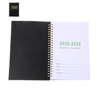 VILLCASE Monthly Planner Notebook with Coil Binding for Students Teachers Workers Academic Calendar Organizer for Goal Setting and Personal Office Scheduling