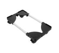 VILLCASE Movable CPU Stand with Wheels Durable Computer Tower Holder for Under Desk Stylish Black Design Fits Various Tower Easy to Move Protects Your Mainframe