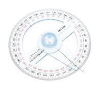 VILLCASE Multi Angle Measuring Ruler Protractor, Plastic, 360° Rotation, Accurate Measurements, Draw Curves, for Woodworking and Engineering, Professional Beginner