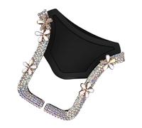 VILLCASE Multi Function U Type Gravity Phone Mount for Air Conditioning Vent Stylish Rhinestone Design Compatible with All Smartphones Durable and Easy to Install Pink