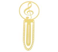 VILLCASE Musical Notes Metal Bookmarks Music Themed Bookmarks with Hollow Treble Clef Design for Students Teachers and Office Reading Accessories