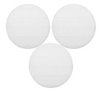 VILLCASE Nail Dust Collector Filter 3 Pcs Set, 12Cm Round Fan Screens for Nail Vacuum Cleaner, Versatile Manicure Dust Collector Parts Suitable for Home and Salon Environments