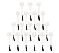 VILLCASE Nail Polish Replacement Brushes Nylon Suitable for Drawing Lines and Patterns 20pcs Black for Precise for DIY Nail Art