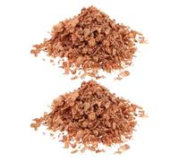 VILLCASE Natural Aromatic Wood Chips with Optimal Humidity Control for Cigar Humidors 2 Bags Multiuse Versatility Wood Shavings 40-50g Each Bag for Home Storage Solutions
