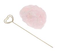 VILLCASE Natural Rough Stone Notes Holder Crystal Wedding Place Card Holder Table Card Napkin Clips for Wedding