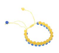 VILLCASE Natural Stone Beaded Bracelets 1 String Double Layer Bead Bracelet Adjustable Length Fashion Accessory Unisex Wristband for Casual Wear