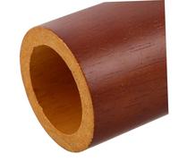 VILLCASE Natural Wood Lamp Base Wooden Lamp Socket Adapter with Smooth Rounded Edges for Safe LED Bulb Installation Rustic Wood Grain Design for Home Office and Festival Decor