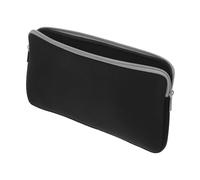 VILLCASE Neoprene Keyboard Sleeve Travel Case for Wireless PC Keyboards with Zipper Pouch Compact Protective Storage Bag for Gaming and Laptop Use Black