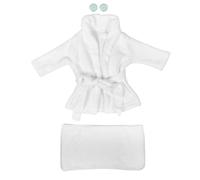 VILLCASE Newborn Bathrobe for Boy Girl Boy Girl Bath Robe Photoshoot Props Soft Cotton Material for Newborn Photoshoot Outfits for Dressing Gown Months and Occasions