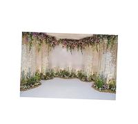 VILLCASE Nordic Style Photo Backdrop Cloth Wedding Flower Garden Photography Background for Indoor Outdoor Events Easy to Clean Soft for Creative Decor and Memorable Photos