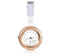 VILLCASE Nurse Fob Watch Clip-on Design with Accurate Timing Aluminium Alloy Hanging Nurse Pocket Watch for Fields and Hospitals Simple Style for Doctors