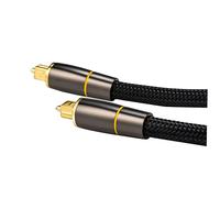 VILLCASE Optical Audio Cable Flexible Digital Audio Cord Male to Male Optic Connection for Tv Soundbar Easy to Carry Durable Design Reliable Signal Transmission