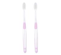 VILLCASE Oral Cleaning Toothbrushes with Comfortable Grip and Soft Bristles 2pcs Pp and Material, Simple Design for Gentle Gumline Cleaning Style for Pregnant Women