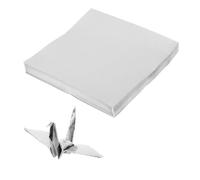 VILLCASE Origami Paper 15cm Size 100pcs Silver Square Pearl Paper Material for DIY Folding Crafts for Folding Art and Parent Interaction Suitable and Adults