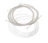 VILLCASE Oud Strings Set, 10 String Full Set, Nylon and Silver Plated Copper Alloy, Beige, Easy Installation, Stable Tuning, Pure Sound