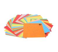 VILLCASE Paper-Cuts Kit Chinese Zodiac DIY Origami Sheets Set, Colorful Handmade Paper Craft for Spring Festival Decorations and Early Learning Creativity