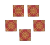 VILLCASE Paper Napkins Disposable Highly Absorbent Premium Quality Feel 100 Pcs Red Printed Two Layers Luncheon Serviettes for Banquet Wedding Birthday Parties