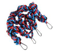 VILLCASE Parrot Climbing Net Birds Hammock for Caged Birds Pet Hanging Climbing Rope Ladder Toy with Hooks Sturdy Braided Rope Play Gym for Parrots Budgies Cockatoos Canaries Accessory