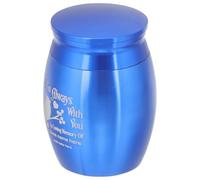 VILLCASE Parrot Cremation Tank Mini Bird Ashes Urn Keepsake Cremated Box for Pet Memorial Funeral Cinerary Casket in Royal Blue