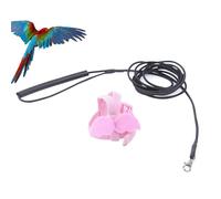 VILLCASE Parrot Practical with Elastic Rope Flying Harness Angel 2m and Wings Design Light Pink Traction Freely Safe and Stylish Bird for Outdoors Pet Supplies