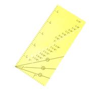 VILLCASE Perforated Patchwork Sewing Ruler Seam Allowance Guide for Quilting and Dressmaking with Smooth Surface Accurate Positioning Tool for DIY Sewing and Tailoring