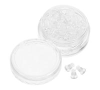 VILLCASE Plastic Earring Backs Plug Lightweight and Safe to The Skin with Simple Style, 1 Box of Pierced Ear Studs Back Stoppers for Secure Locking and Comfortable Wear