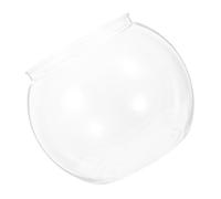 VILLCASE Plastic Fish Tank Bowl for Goldfish, Small Aquarium with Practical Design and Good View of The Interior, for Wedding Or Home Decoration
