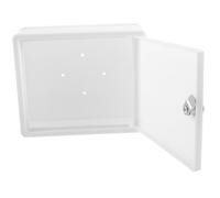 VILLCASE Plastic Milk Box Mini Insulated Milk Crate Carton Dairy Container Small Holds Outdoor Mailboxes Bottle Holder Holder Kitchen Lock Boxes Storage White